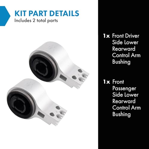 TRQ Front Lower Control Arm Bushing Set Compatible with Ford 500 Flex Taurus MKT Montego - Image 2