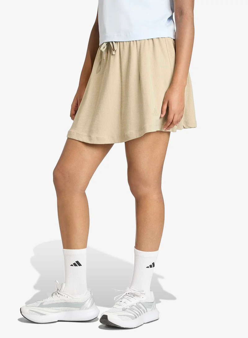 اديداس All Szn Ribbed Skirt