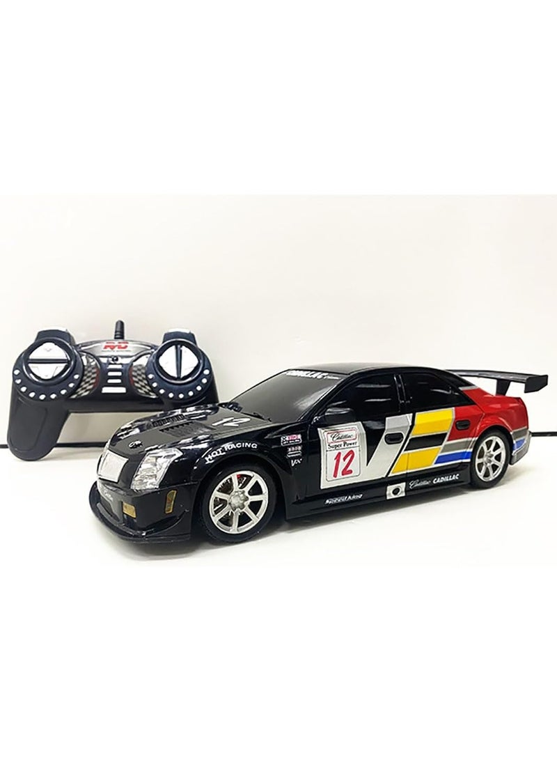 The Toys Home Licensed Cadillac CTS‑V RC Race Car – 1:18 Scale 4‑Function Remote Control with Working Head/Tail Lights, Requires 6×AA (Not Included), 3 Color Mix, Gift Window Box – Kids & Collectors Ages 6+ - Image 5
