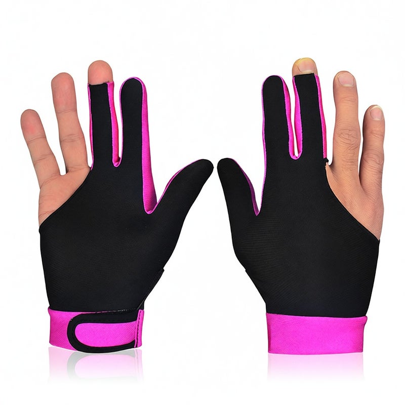 BOODUN 1Piece Billiard Glove 3 Fingers Cue Sports Glove Men Women Billiard Shooters Right Left Interchangeable Snooker Gloves - Image 1