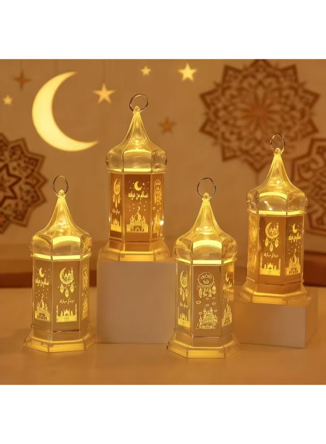1pc Ramadan LED Electronic Candle Wind Lamp - Image 2