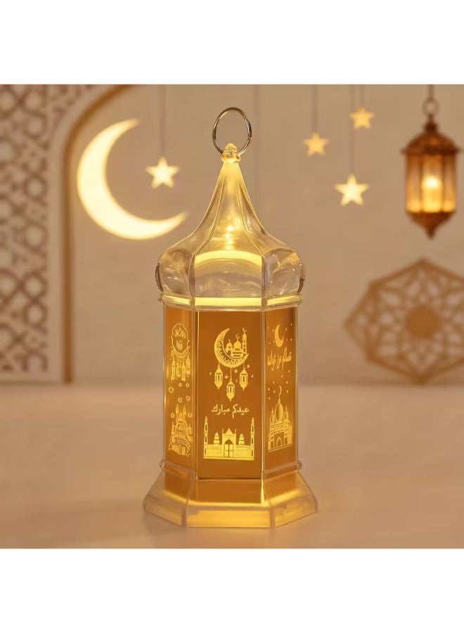 1pc Ramadan LED Electronic Candle Wind Lamp - Image 1