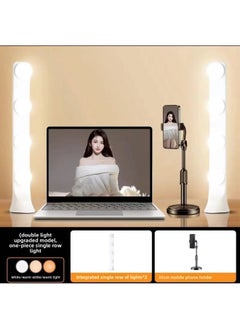 General Portable Desktop Double Row Light Beauty Soft Light LED Face Lighting Makeup Light Live Photography Photo Light-Light Source Color:【integrated Single-row Fill Light】 (random Colors Of Dual Lights +  - Image 1