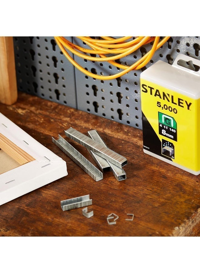 Stanley 1-TRA705T 8mm Heavy-Duty Staple Pin with Crown 11.4mm - 1000 Psc/Pack - Image 3