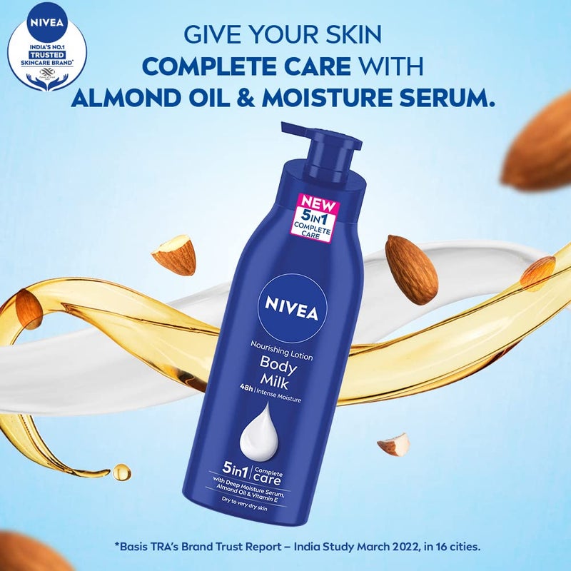 Nivea Ultimate Combo- Body Milk 400Ml 5 In 1 Complete Care Nourishing Body Lotion & Soft 200Ml Moisturizing Cream With Vitamin E, Jojoba Oil - Image 5