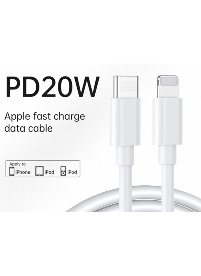 iOsuite Lightning to USB-C Cable White 1M  - Image 2