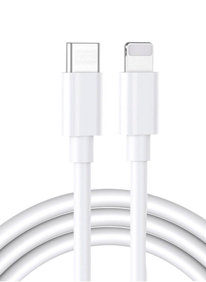 iOsuite Lightning to USB-C Cable White 1M  - Image 1