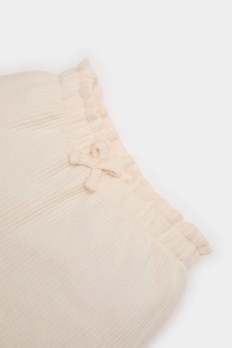 Defacto Baby Girl Regular Fit Waffle Shorts