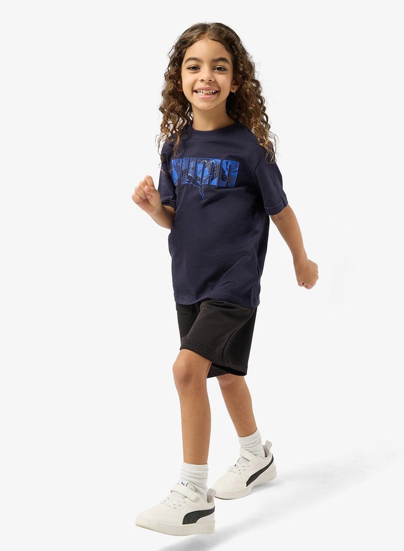 بوما تيشيرت قصة مختبر الشعار الأساسي للشباب - Image 3