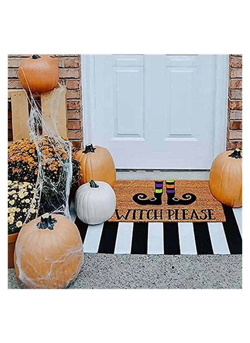 Y&D - Anti-Slip Decorations Carpet, Front Door Doormat Blanket, Decor Mat with Bottom, Indoor Outdoor Carpet (Brown) - Image 1