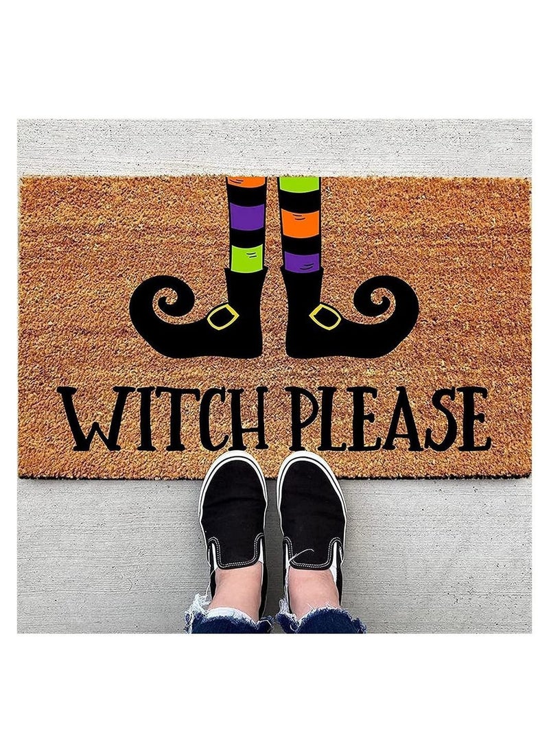 Y&D - Anti-Slip Decorations Carpet, Front Door Doormat Blanket, Decor Mat with Bottom, Indoor Outdoor Carpet (Brown) - Image 1