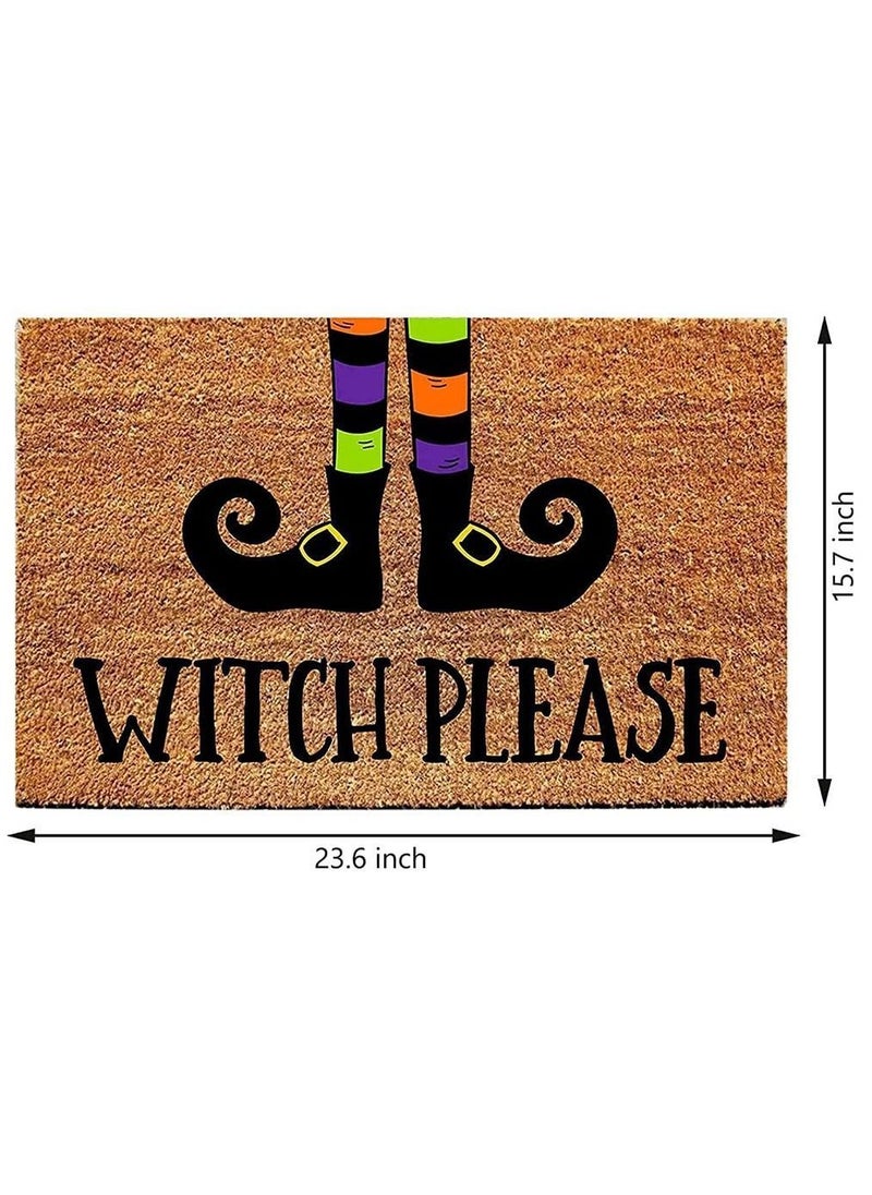 Y&D - Anti-Slip Decorations Carpet, Front Door Doormat Blanket, Decor Mat with Bottom, Indoor Outdoor Carpet (Brown) - Image 1