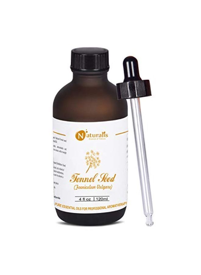 Naturalis - Essence Of Nature Fennel Seed Essential Oil, Natural & Therapeutic Grade For Skin Care, Anti Aging, Hair Growth - 120Ml - Image 1