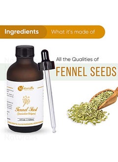 Naturalis Essence Of Nature Fennel Seed Essential Oil, Natural & Therapeutic Grade For Skin Care, Anti Aging, Hair Growth - 120Ml  - Image 3