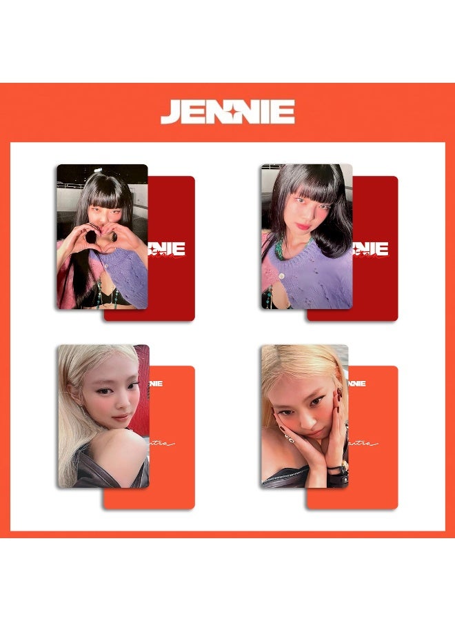 NIBEMINENT 2 Pcs Kpop JENNIE SOLO MANTRA MCD Lomo Cards Card For Fans Collection Gifts - Image 2