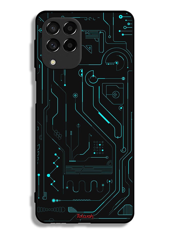 Tolwak - Samsung Galaxy M53 Protective Case Cover Digital Art Circuits Minimalism Multiple Display - Image 1
