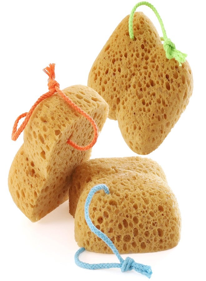 Azymi Bath Sponges for Adults, 3Pcs Body Sponge Shower - Image 1
