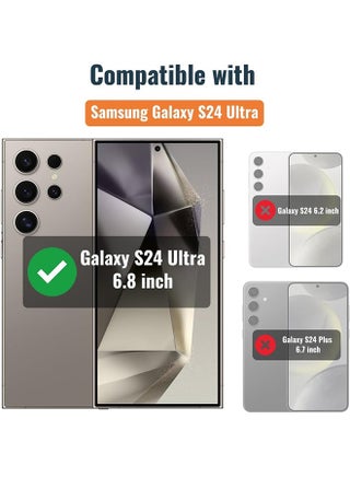 Samsung Galaxy S24 Ultra Screen Protector Tempered Glass, Support Fingerprint Unlocking,  9H Hardness Anti-Scratch Anti-Fingerprint Bubble-Free Touch Sensitivity Tempered Film - view 2