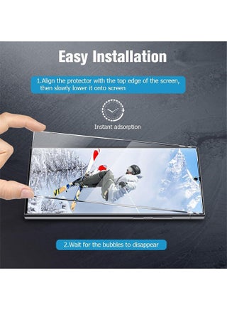Samsung Galaxy S24 Ultra Screen Protector Tempered Glass, Support Fingerprint Unlocking,  9H Hardness Anti-Scratch Anti-Fingerprint Bubble-Free Touch Sensitivity Tempered Film - view 5