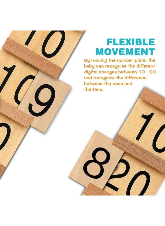 Yanhan Education Montessori Math Material Teen & Ten Boards Educational Toy For Age 3 6 Family Version Teaching Aids  - Image 5