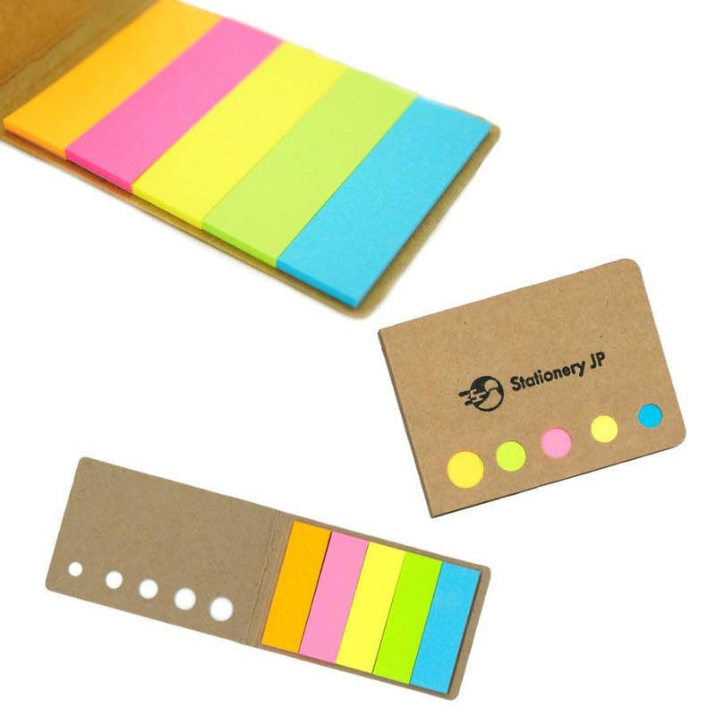 Stationery JP Zebra Fude Sign Brush Pen, Extra Fine, Fine, Medium, Gray Ink, 4-pack,Sticky Notes Value Set - Image 5