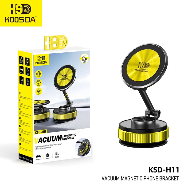 KOOSDA Adjustable & Secure KSD-H11 Rotating Phone Holder Perfect for Desk Car, and Travel - Image 2