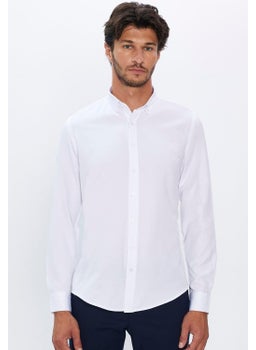 Tudors Slim Fit White Men's Shirt  - Image 2