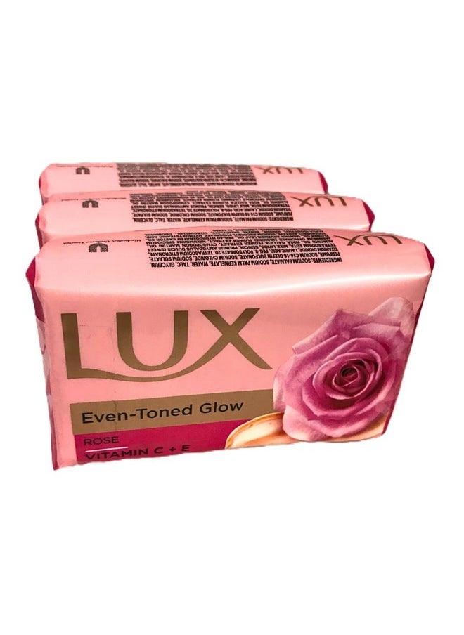 Lux - Even-Toned Glow Bathing Soap Infused With Vitamin C & E | For Superior Glow | 150G X 3 - Image 1