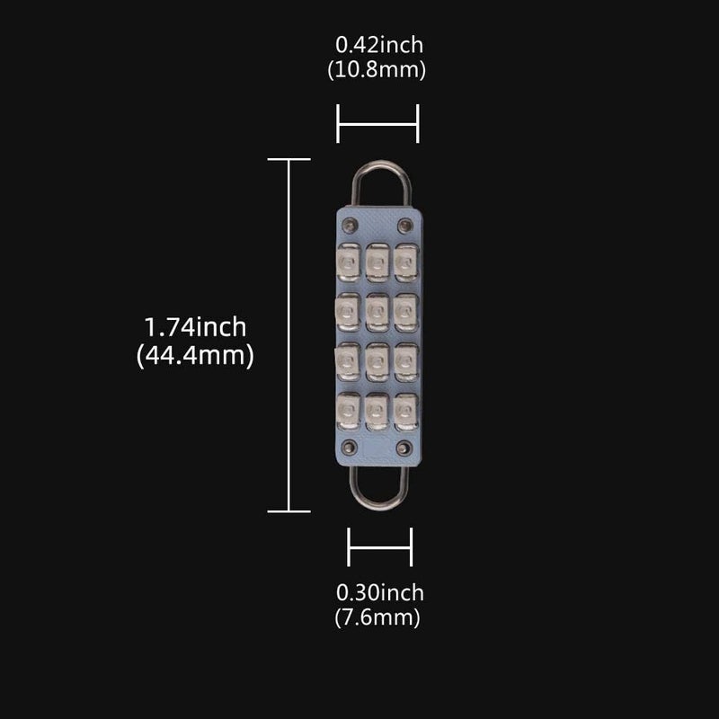 Grandview 4-Pack Blue Festoon LED Bulbs - Image 2
