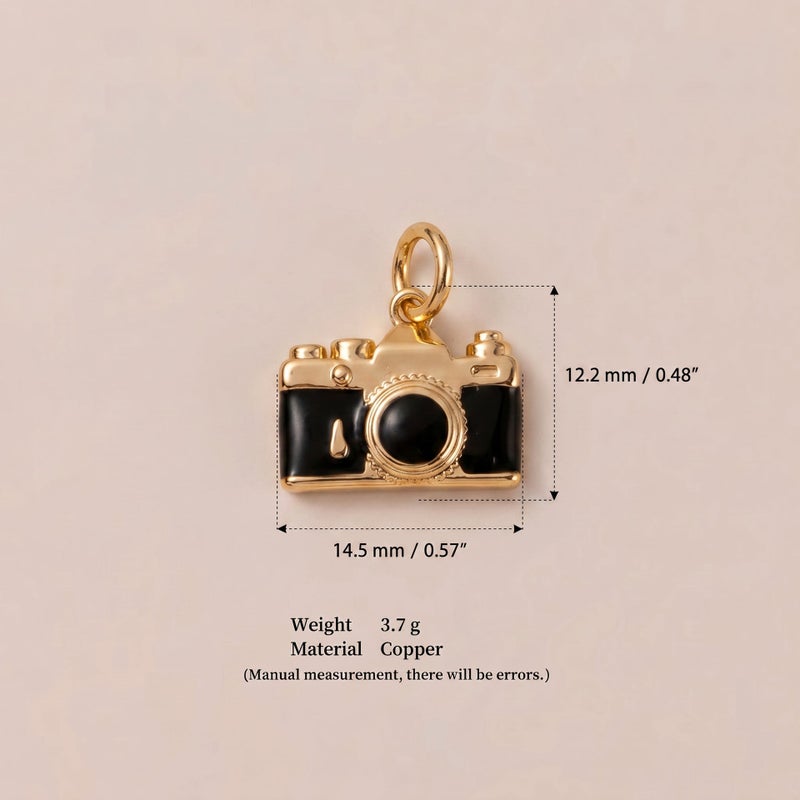 Life Accessories Camera Skirt Book Chain Necklace Copper Colorfast Handmade Country Style DIY Accessories