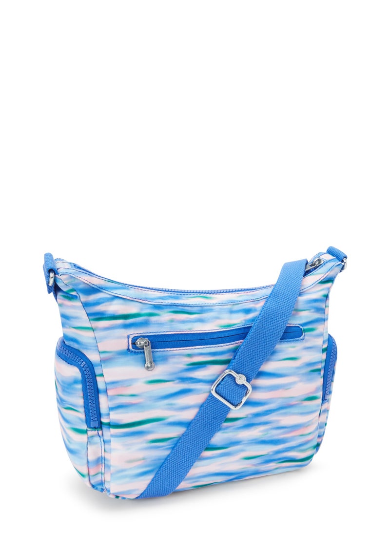 kipling Gabb S Medium Crossbody Bag with Adjustable Straps Diluted Blue-I6607TX9  - Image 2