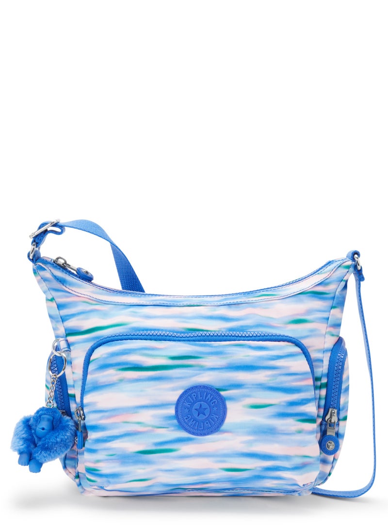 kipling Gabb S Medium Crossbody Bag with Adjustable Straps Diluted Blue-I6607TX9  - Image 1