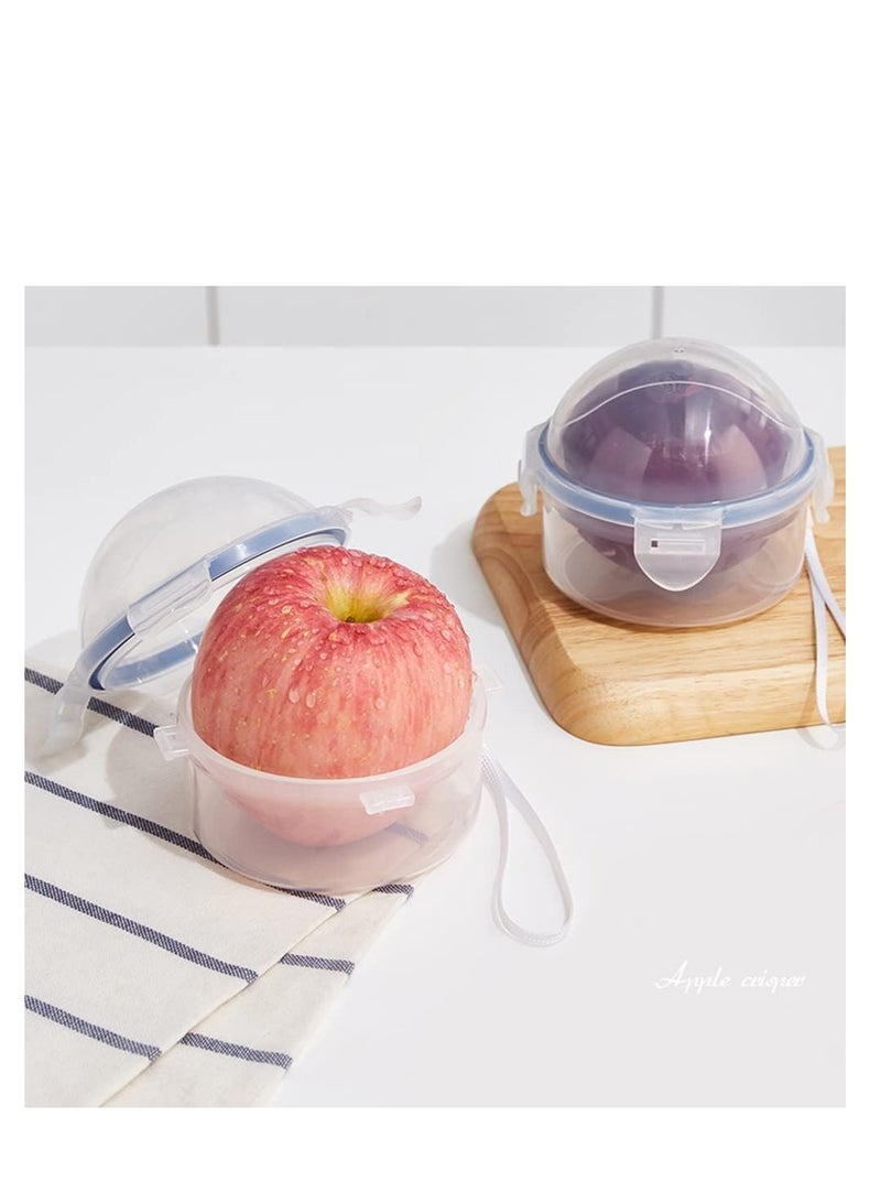 SYOSI 2 Pack Onion Storage Container and Tomato Lemon Apple Produce Saver Holder Portable Fruit and Vegetable Food Storage Keeper Containers Vegetable Savers Storage for Fridge  - Image 1