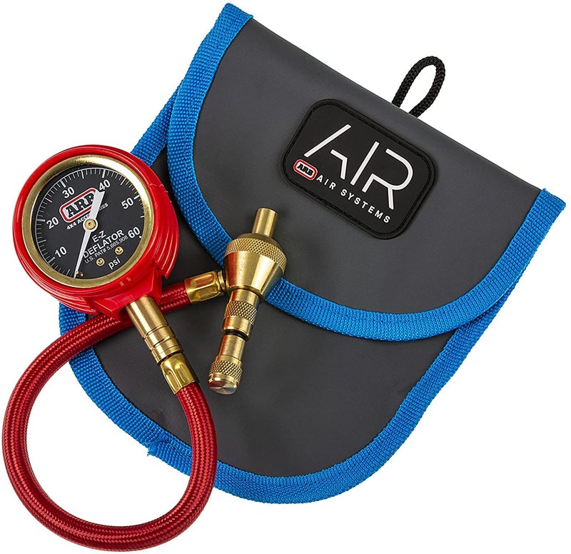 ARB ARB600 E-Z Deflator Kit 10-60 PSI 0-4 BAR Tire Pressure Gauge Rapid Air Down for Offroad Include Recovery Gear Pouch - Image 2