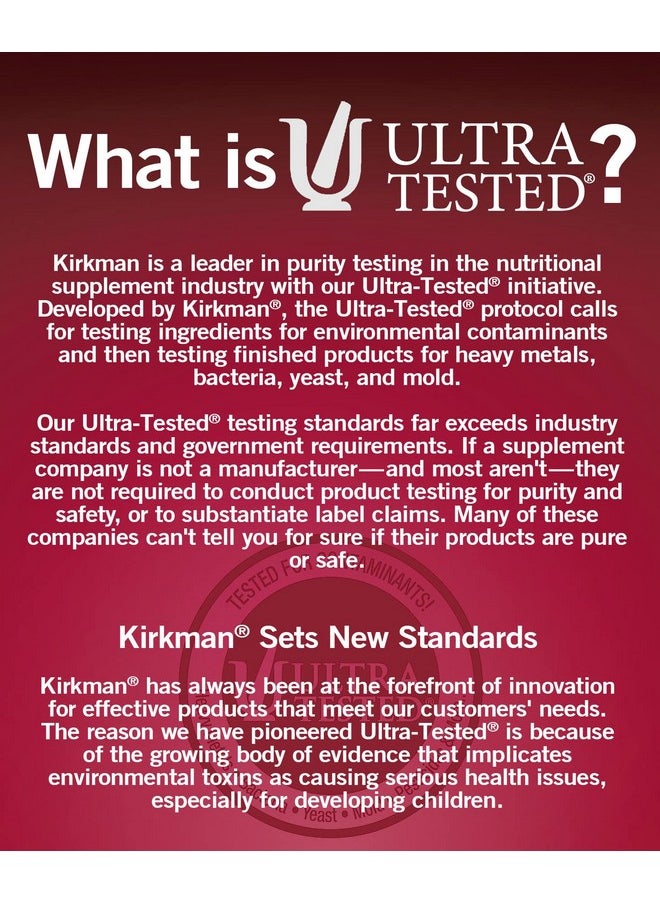 Kirkman - Everyday Multivitamin Without Vitamins A & D 180 Capsules Comprehensive Multivitamin Mineral Support Hypoallergenic - Image 1