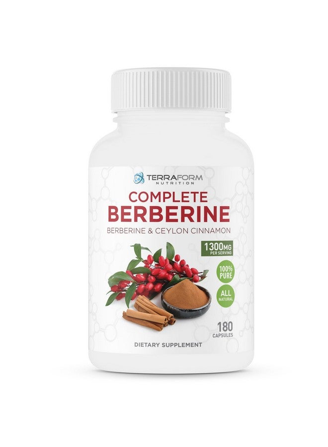 TerraForm Nutrition مكمل تيرا فورم للتغذية مع البربرين والقرفة السيلانية - 180 كبسولة - Image 1