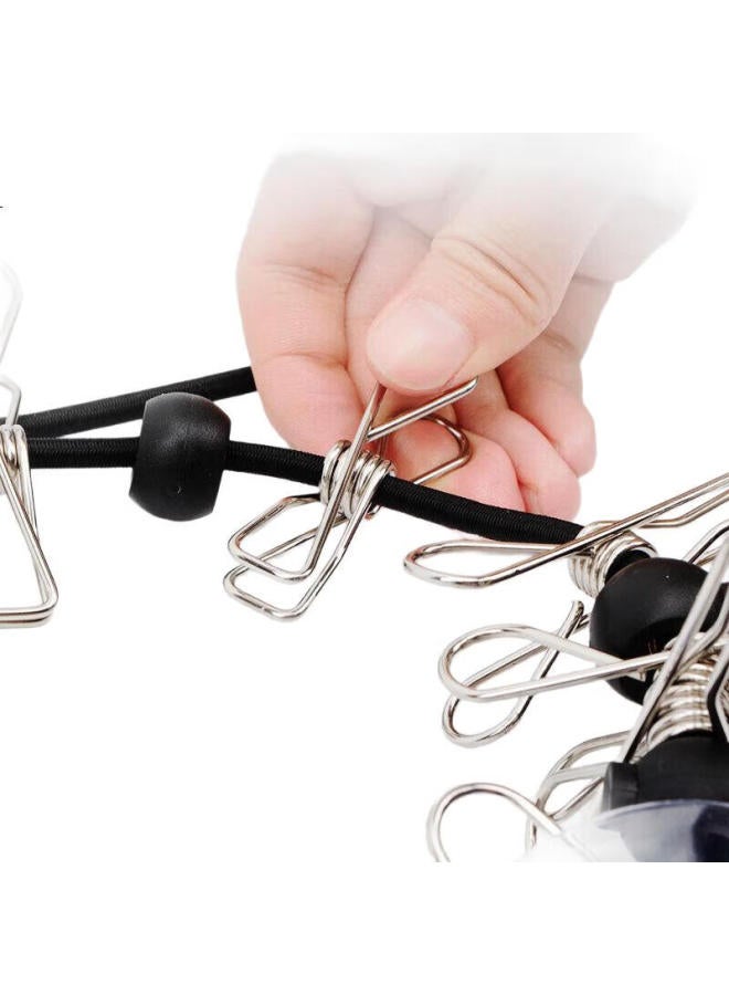 Pack All Travel Clothesline With Suction Cups, Includes Fixed Iron Clips, Business Hangers For Trips, 180Cm - Image 3