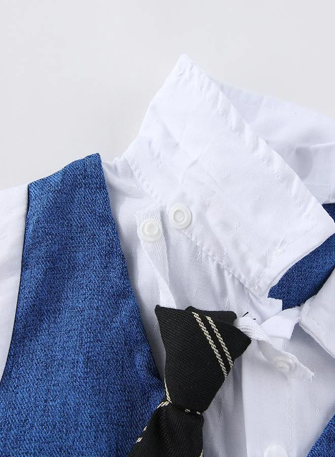 بيبي كلو Elegant Bowtie Suit Romper for Baby Boys