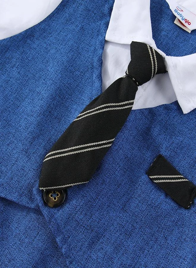 بيبي كلو Elegant Bowtie Suit Romper for Baby Boys