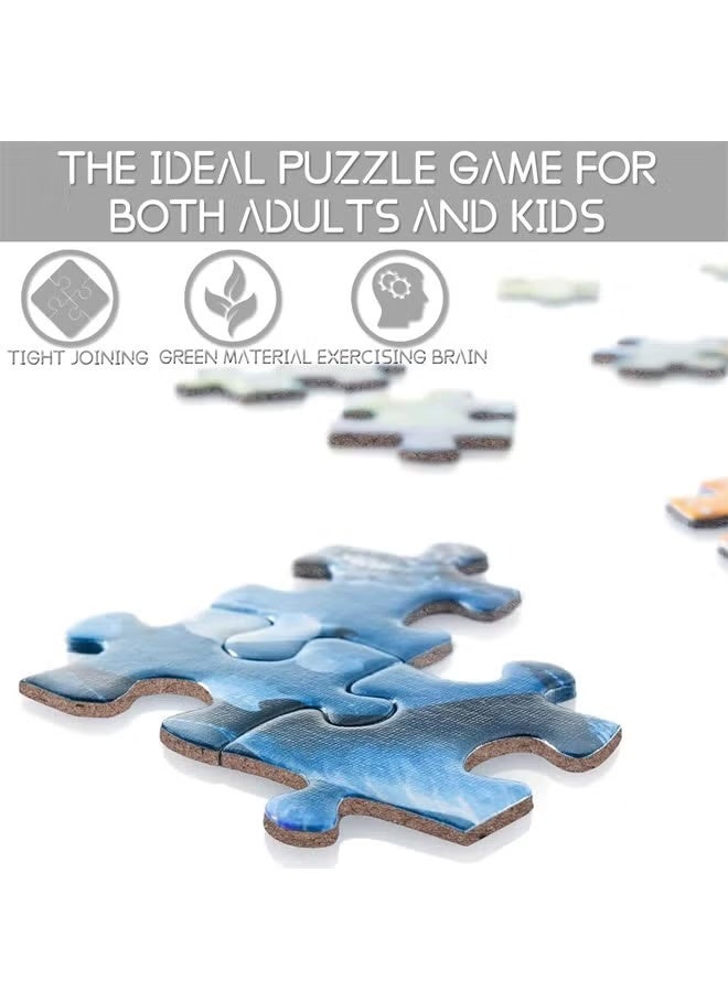 Country Cottage Jigsaw Puzzle Set- 1000 Pieces Unique, Glare-Free Imagery ,42*29.7cm Stress Relief Toy, Early Education Development Set for Kids Adults ﻿ - Image 5