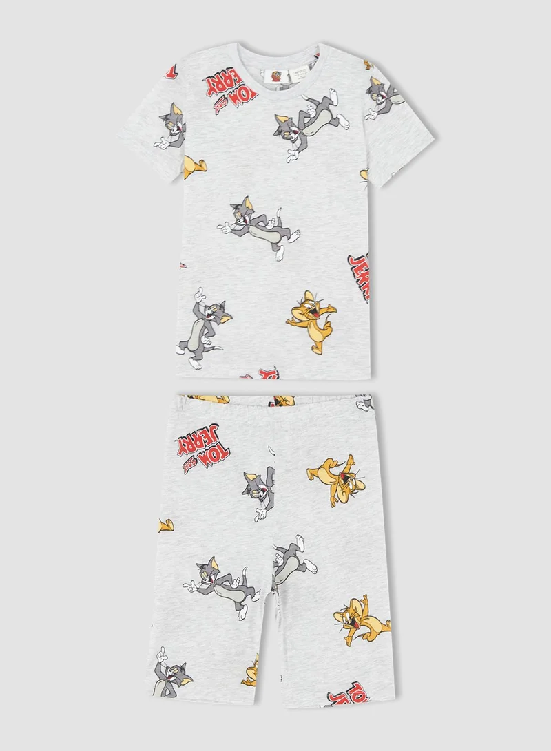 DeFacto Kids Tom & Jerry Pyjama Set