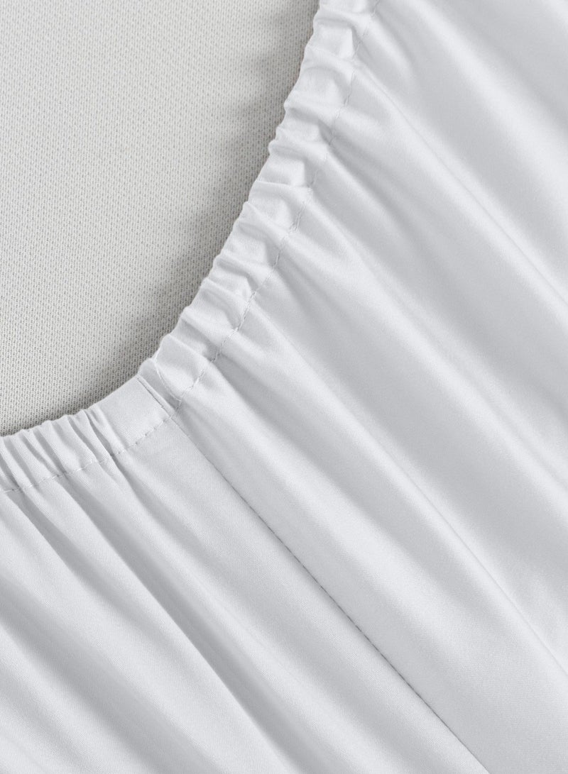 Askona Fitted Sheet 140x200 Askona Home White Snow - Image 2