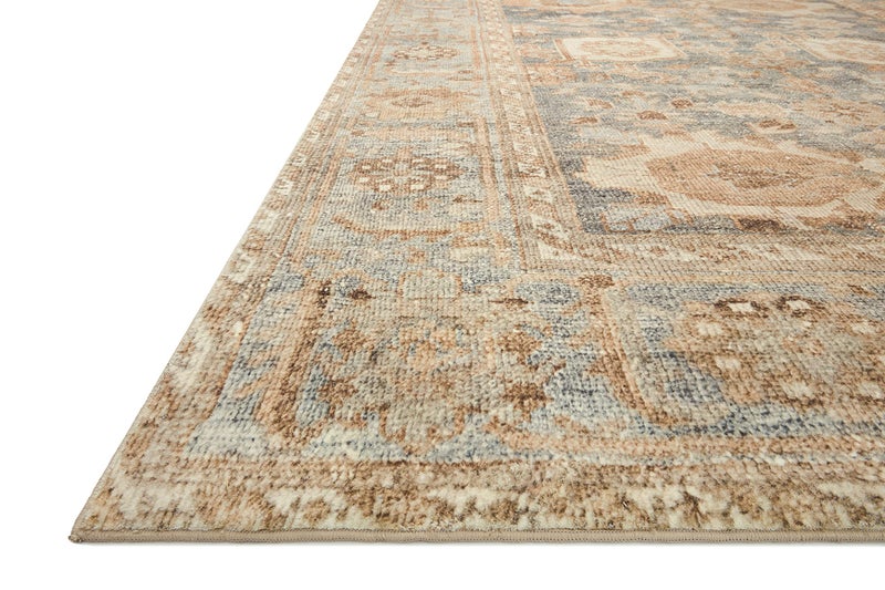 Loloi Margot Collection MAT-03 Ocean/Spice 5'-0" x 7'-6" Area Rug feat. CloudPile, No-Shed Easy Clean Large Patterned Area Rug for Living Room, Bedroom, Dining Area - Image 3