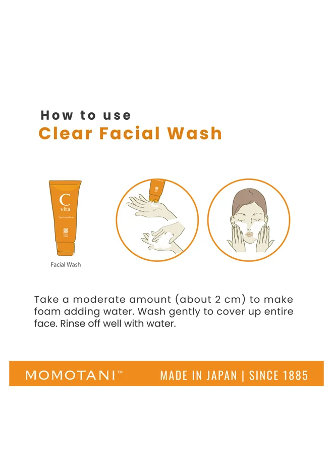 MEISHOKU C Vita Clear Facial Wash