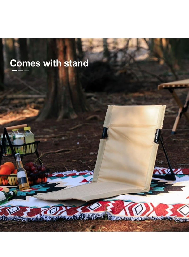 Vparty Ultra-Light Camping Folding Chair with Carry Bag – Portable Chair for Camping, Beach, Hiking, Outdoor Activities, Lightweight Folding Lawn Chair, Travel Chair, Picnic Chair, Compact and Easy to Carry, Durable Outdoor Chair for Sports Events, 39 x 41 x 38 CM, Portable Seating for Travel  - Image 3