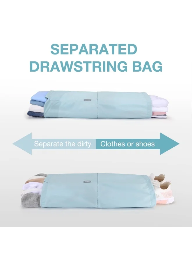 BAGSMART BAGSMART Light Blue Compression Packing Cubes