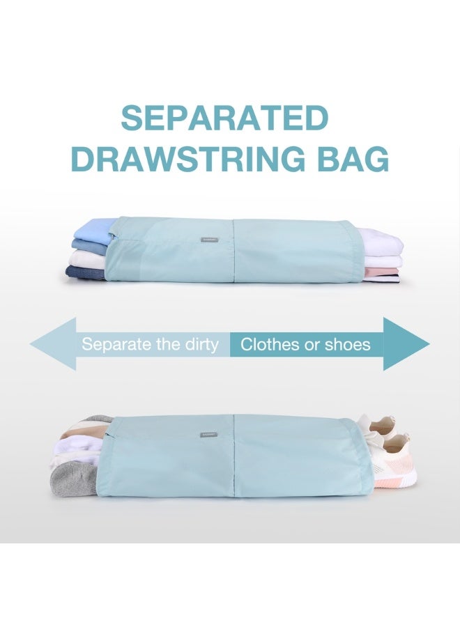 BAGSMART Light Blue Compression Packing Cubes - Image 4