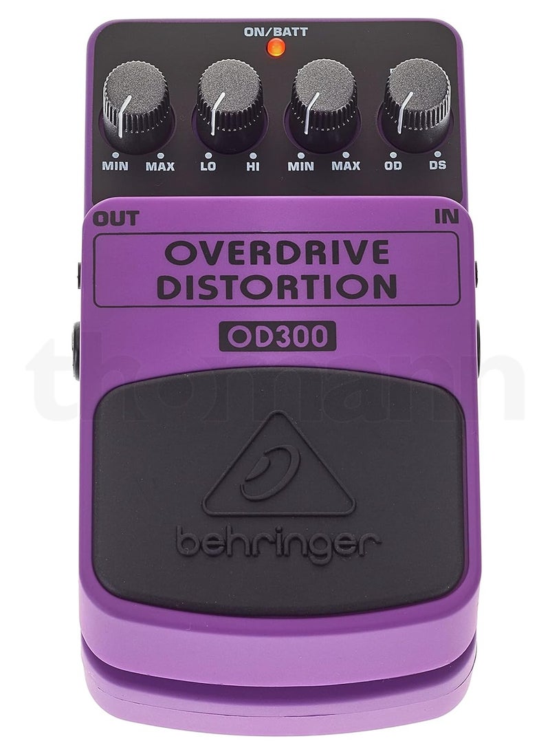 behringer - دواسة تأثيرات الجيتار Behringer 2-Mode Overdrive/Distortion OD300 - Image 1