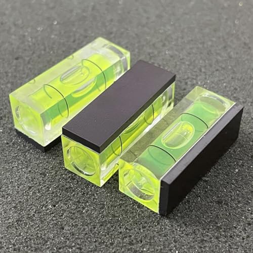 ZUJHPYMI 6Pcs Magnetic Small Bubble Level 10x10x29mm Mini Square Bubble Spirit Levels Leveling Tools - Image 2
