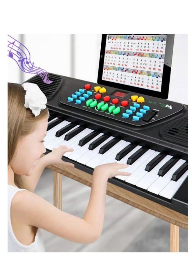 MIXDE 37 Key Piano Keyboard with Microphone for Kids Musical Toys for 3 4 5 6 Year Old kids  USB charging Piano Portable Music Keyboard Electronic Educational Learning Toy for Boys Girls Birthday Gifts - Image 5